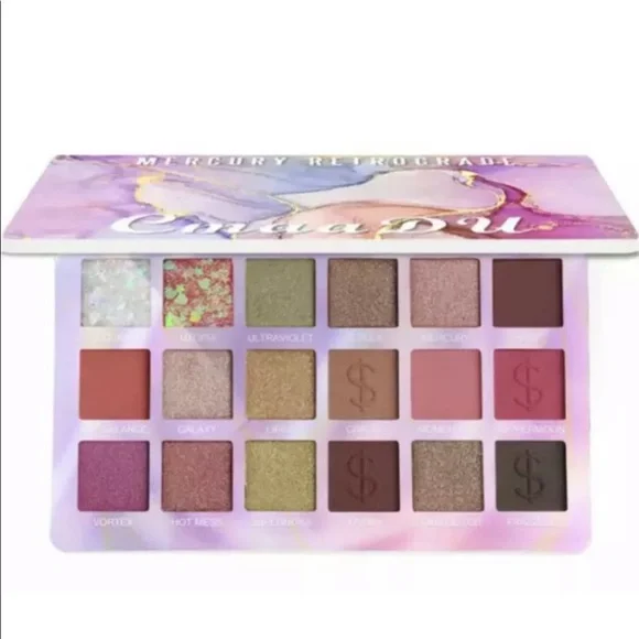 Eyeshadow palette glitter matte shimmer glitter pink shiny 18 Colors eye - Picture 2 of 3